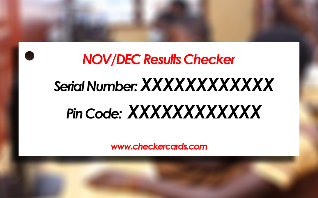 NOV/DEC Results Checker