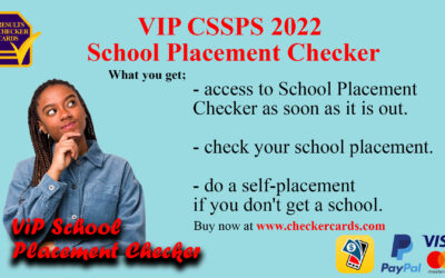 Get VIP CSSPS 2022 School Placement Checker