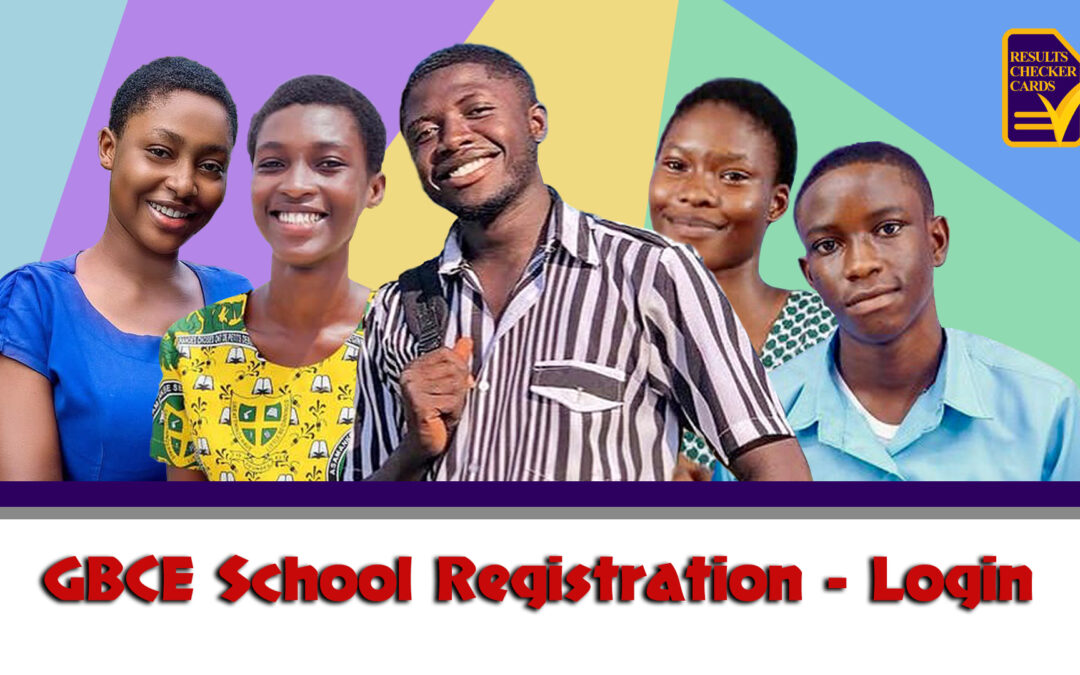 GBCE School Registration - Login