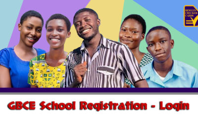 GBCE School Registration – Login